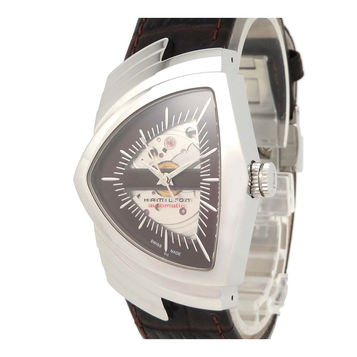 ハミルトン ベンチュラ スケルトン H245150 自動巻き ステンレススティール メンズ HAMILTON 中古 【時計】