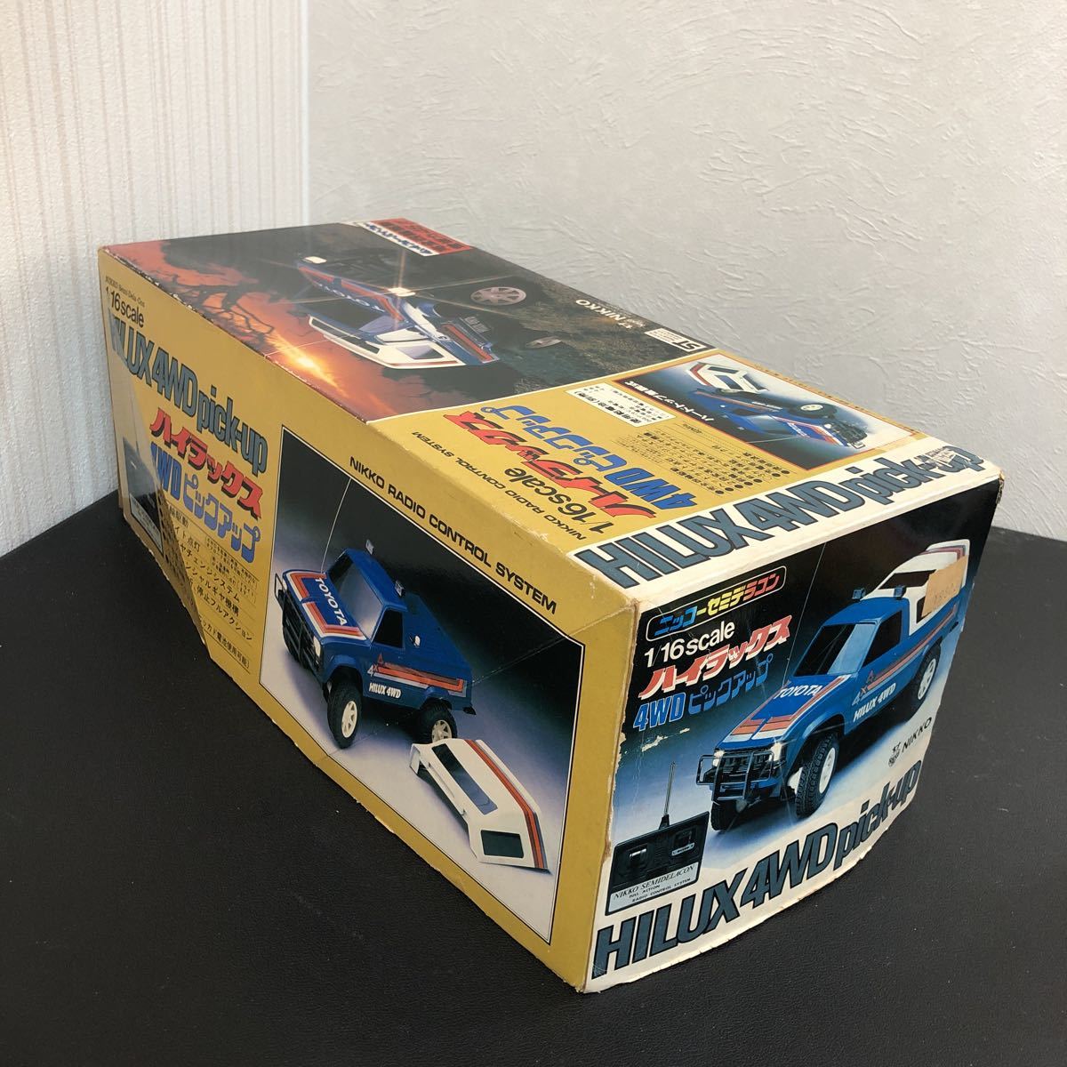 ◎②ハイラックス 4WDピックアップ ラジコン レトロ 玩具 ニッコーセミ