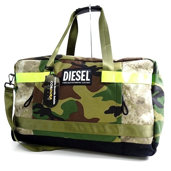 販売大特価 □DIESEL ディーゼル 定3万 SOLIGO CODURAナイロン 迷彩柄