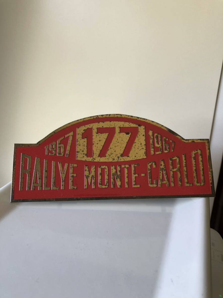 ローバーミニ グリルバッジ RALLYE MONTE CARLO ラリーモンテカルロ 