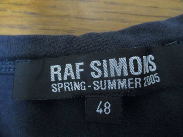ラフシモンズ RAF SIMONS 05ss History of my world期 プリント タンク 
