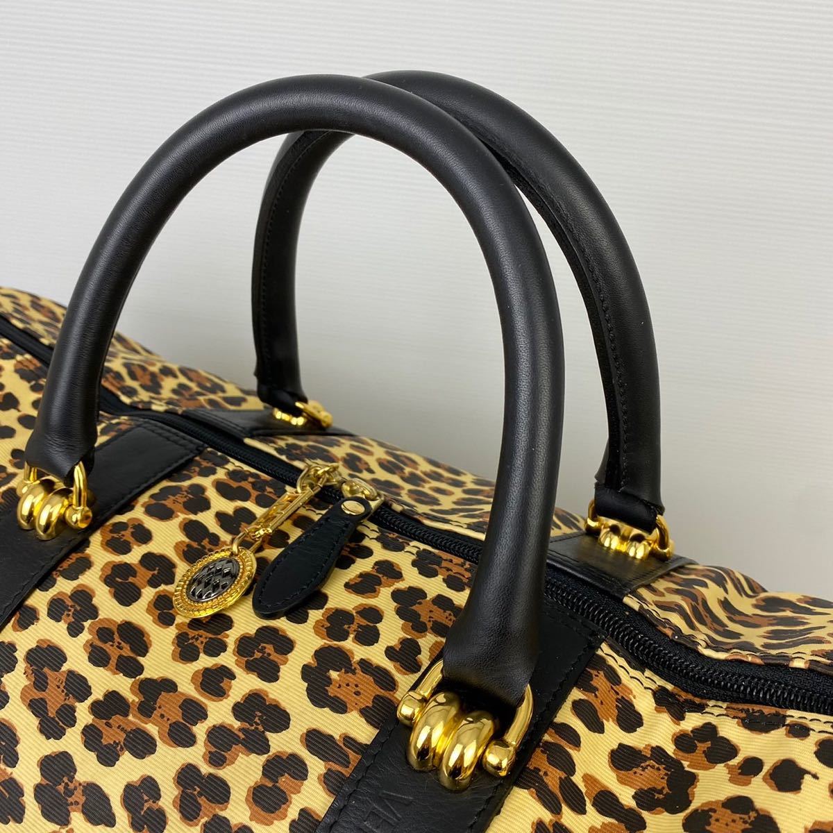 1円 【極美品】 GIANNI VERSACE ジャンニヴェルサーチ ボストンバッグ 