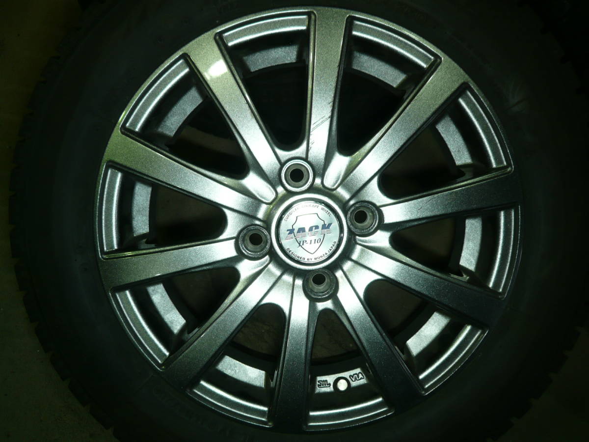 155⁄65R14 スタッドレスタイヤ スタッドレス ホイールセット14インチ 4