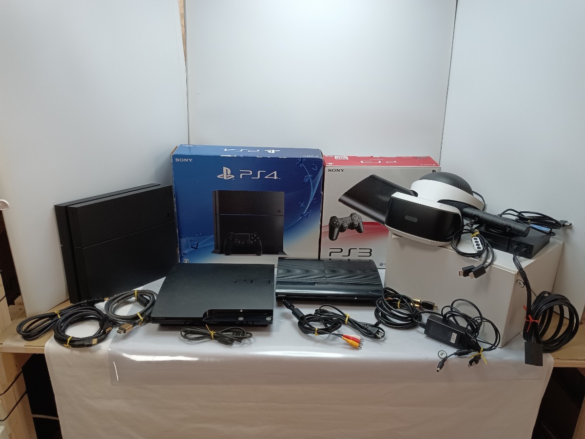 SONY ソニー プレステ4 プレステ3×2台 プレイステーションVR 