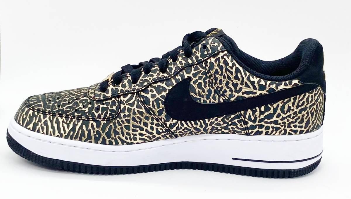 美品 ナイキ エアフォース1 488298-702 27cm NIKE AIRFORCE1 ゴールド 