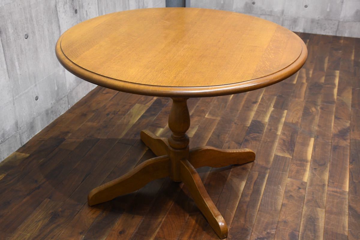 CEC97 KASHIWA 柏木工 100cm ラウンドテーブル ダイニングテーブル  