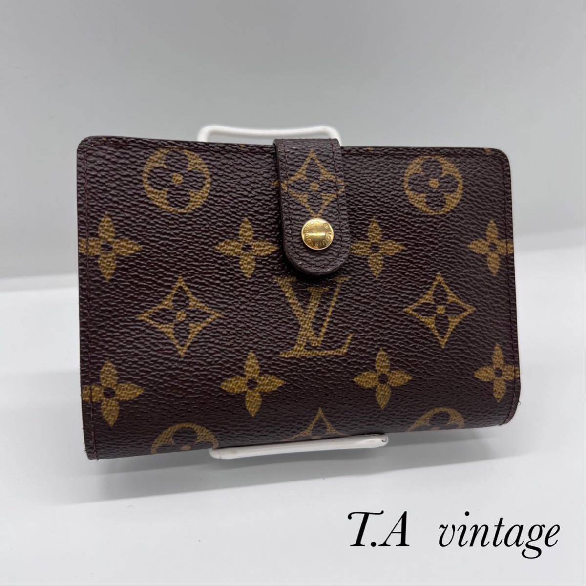 ヴィトン モノグラム ヴィエノワ がま口 折り財布 M61663LOUIS VUITTON