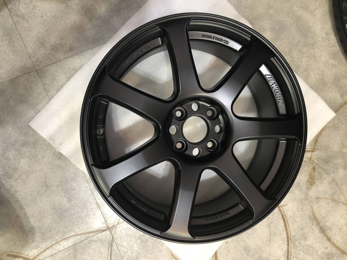 ◇◇【17インチ】 7J+42 PCD100 4H WORK EMOTION 【中古再塗装アルミ 