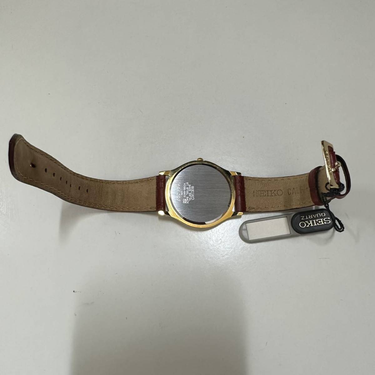 TK0607】SEIKO セイコー Ref.SJB012P? V700-8A10 腕時計 ゴールド 