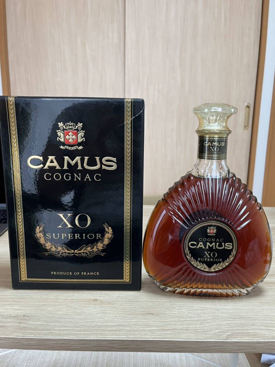 未開栓 CAMUS XO SUPERIOR カミュ スペリオール 700ml 40% お酒 ブランデー コニャック 箱付き