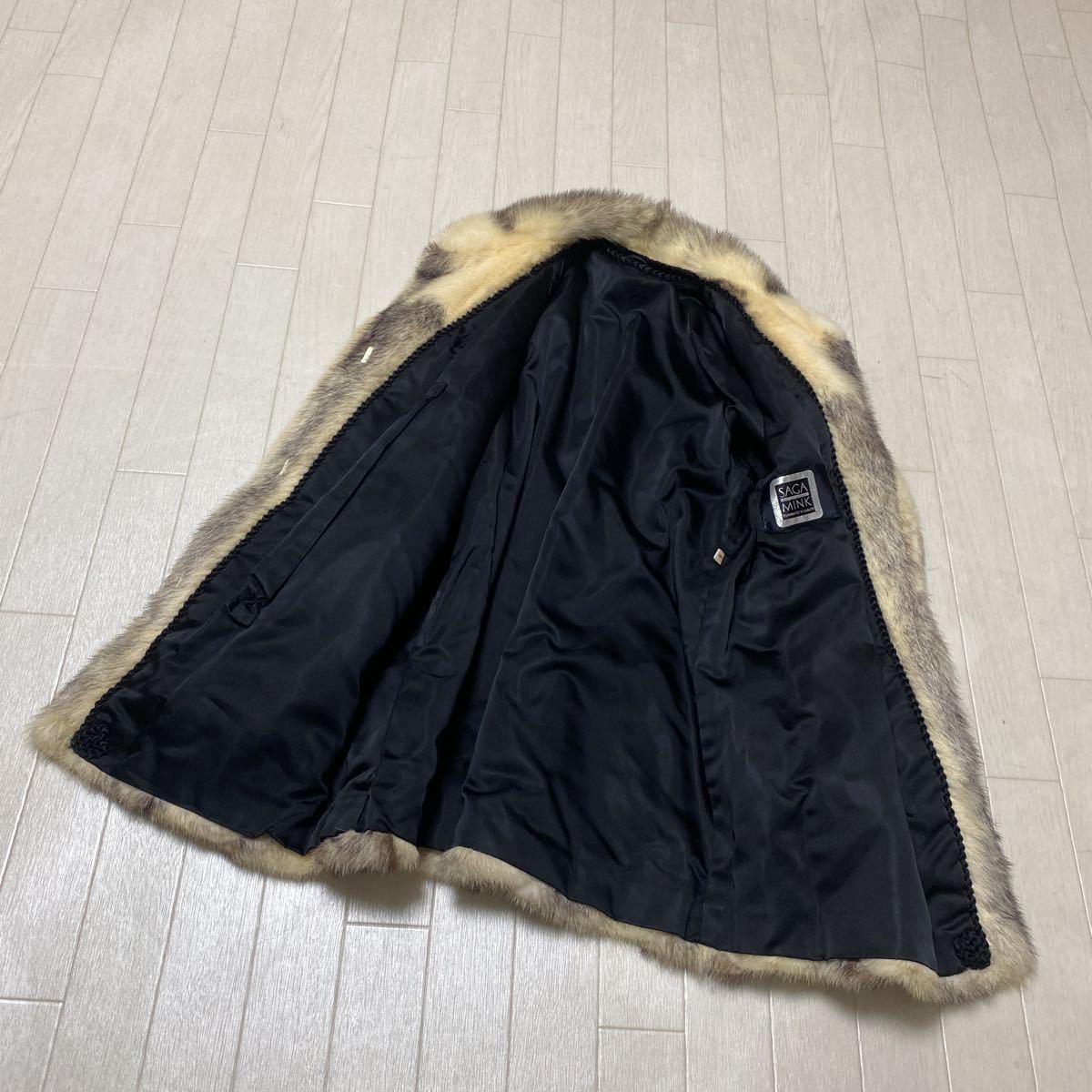 3534☆ SAGA MINK サガミンク 銀サガ トップス ミンクコート ハーフ 