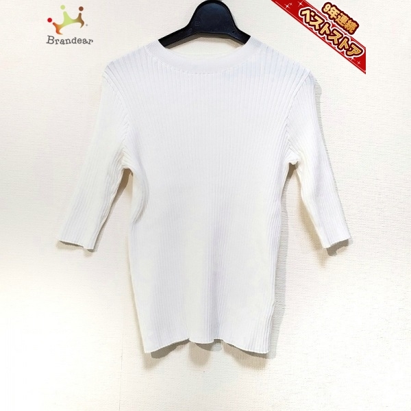 アドーア ADORE 七分袖セーター サイズ38 M - アイボリー レディース トップス