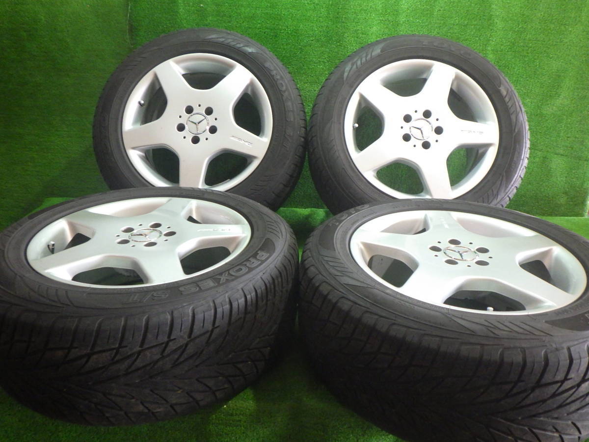 Tire Toyo Proxes 2本+送 4本セット SPORT 中古 トーヨー プロクセスS/T 255/55R18 夏4本 アルミ 9J AMG モノブロック スタイリング1 純正 ベンツ GLE Mクラスなど