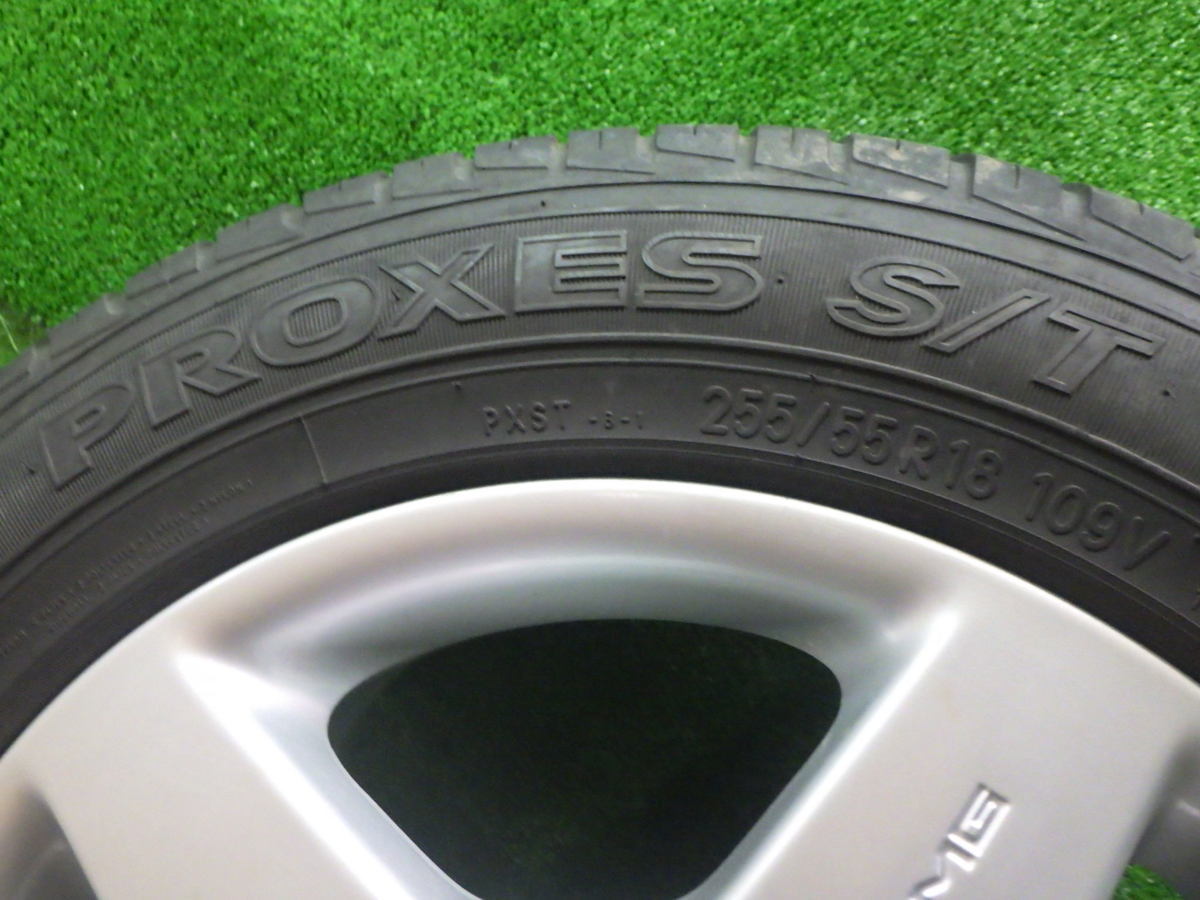 Tire Toyo Proxes 2本+送 4本セット SPORT 中古 トーヨー プロクセスS/T 255/55R18 夏4本 アルミ 9J AMG モノブロック スタイリング1 純正 ベンツ GLE Mクラスなど