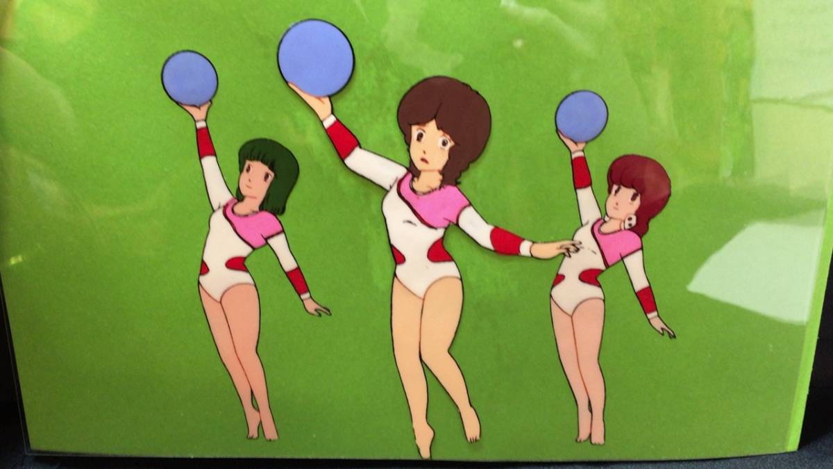 A【セル画3】夢戦士ウイングマン 小川美紅？ 原画付き2枚セット○桂 