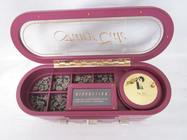 DISCRETION ジュエリーボックス アクセサリーケース オルゴール付き