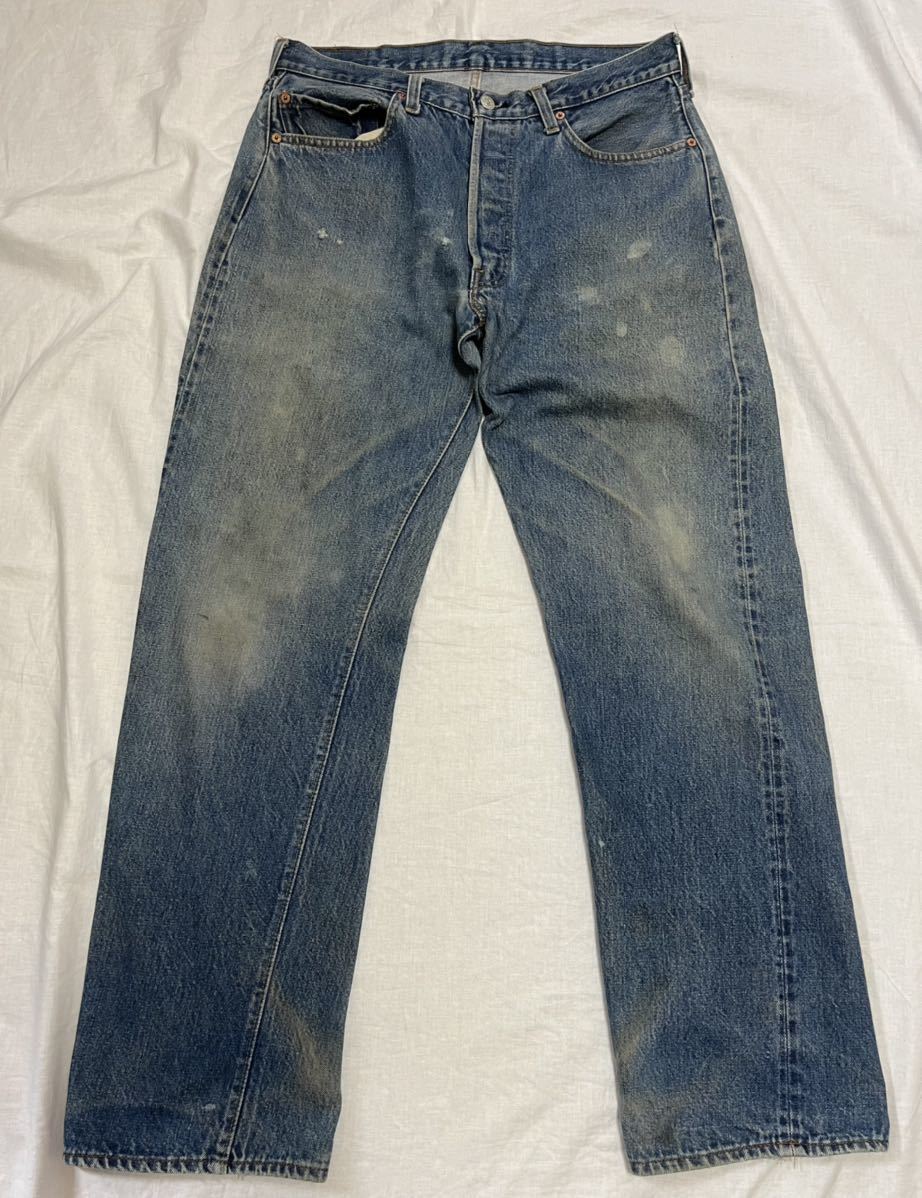 81年製 赤耳 W35L34 levi's 501 リーバイス 黒カン ビンテージ