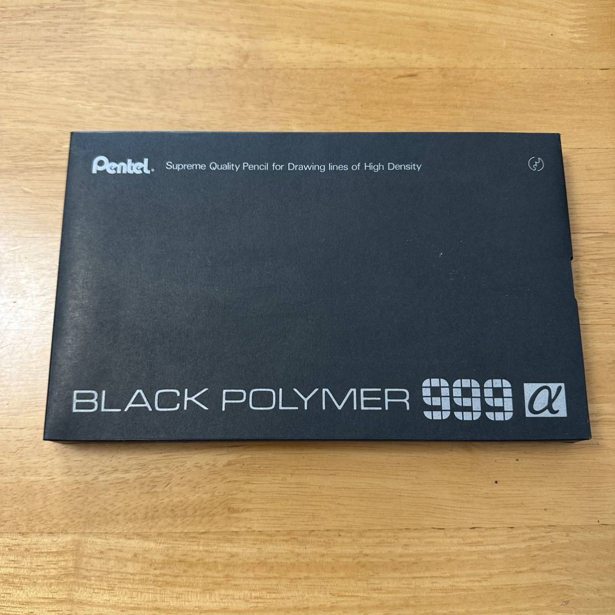 廃盤 Pentel ぺんてる 鉛筆 BLACKPOLYMER ブラックポリマー 999 α F