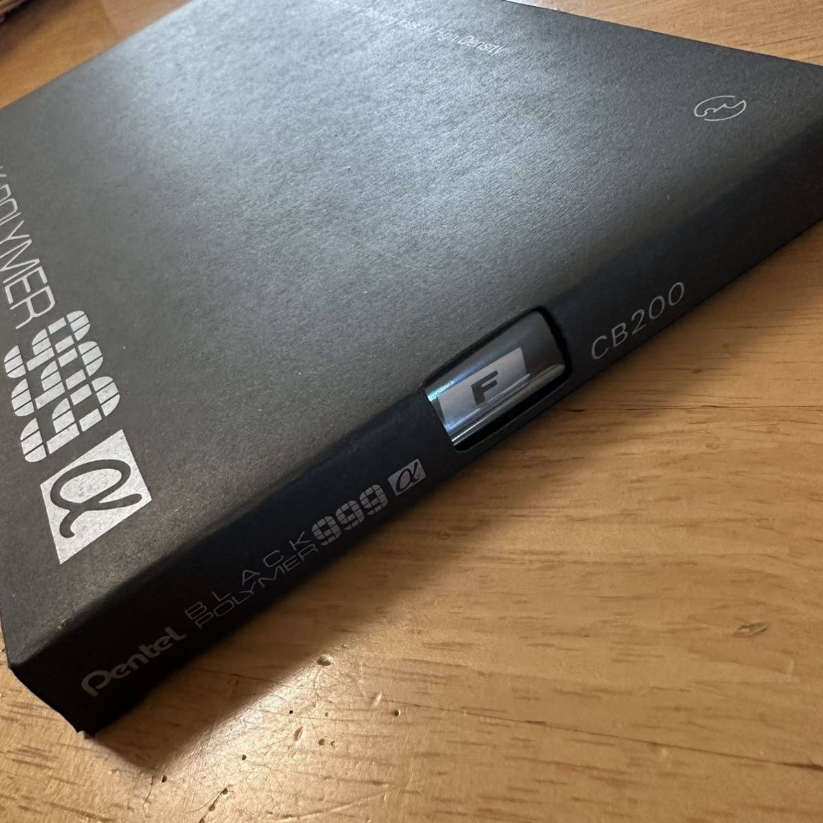 廃盤 Pentel ぺんてる 鉛筆 BLACKPOLYMER ブラックポリマー 999 α F