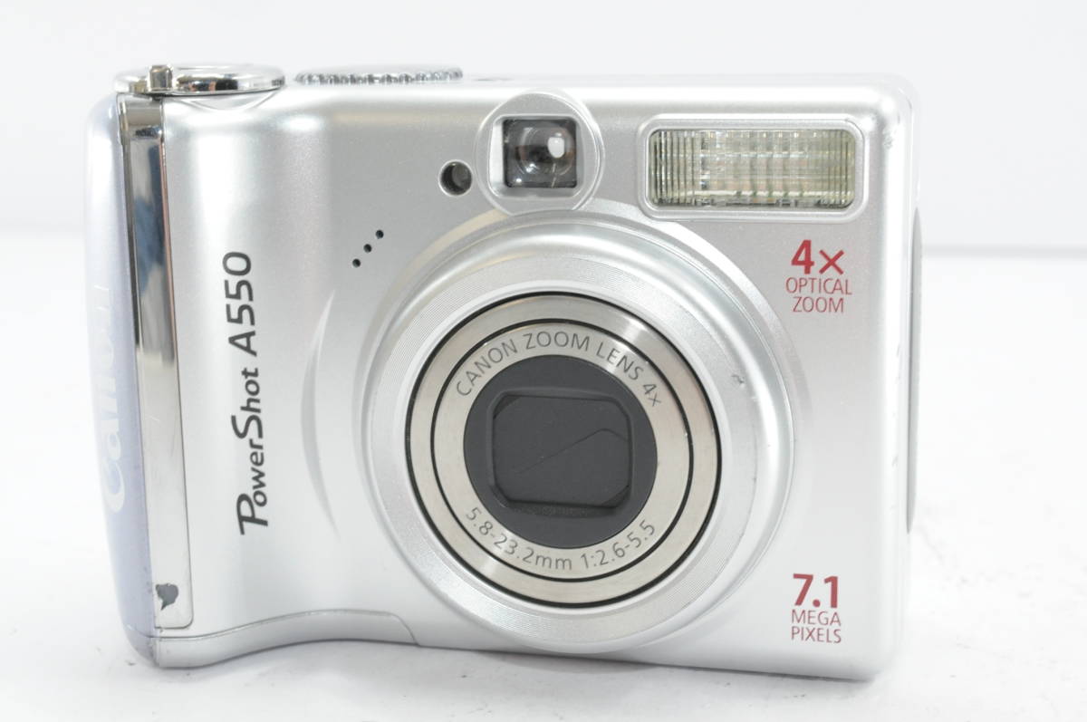 ★特上品★ キヤノン CANON PowerShot A550 ★単三電池ｘ2本仕様 ★完動品 ＃8722