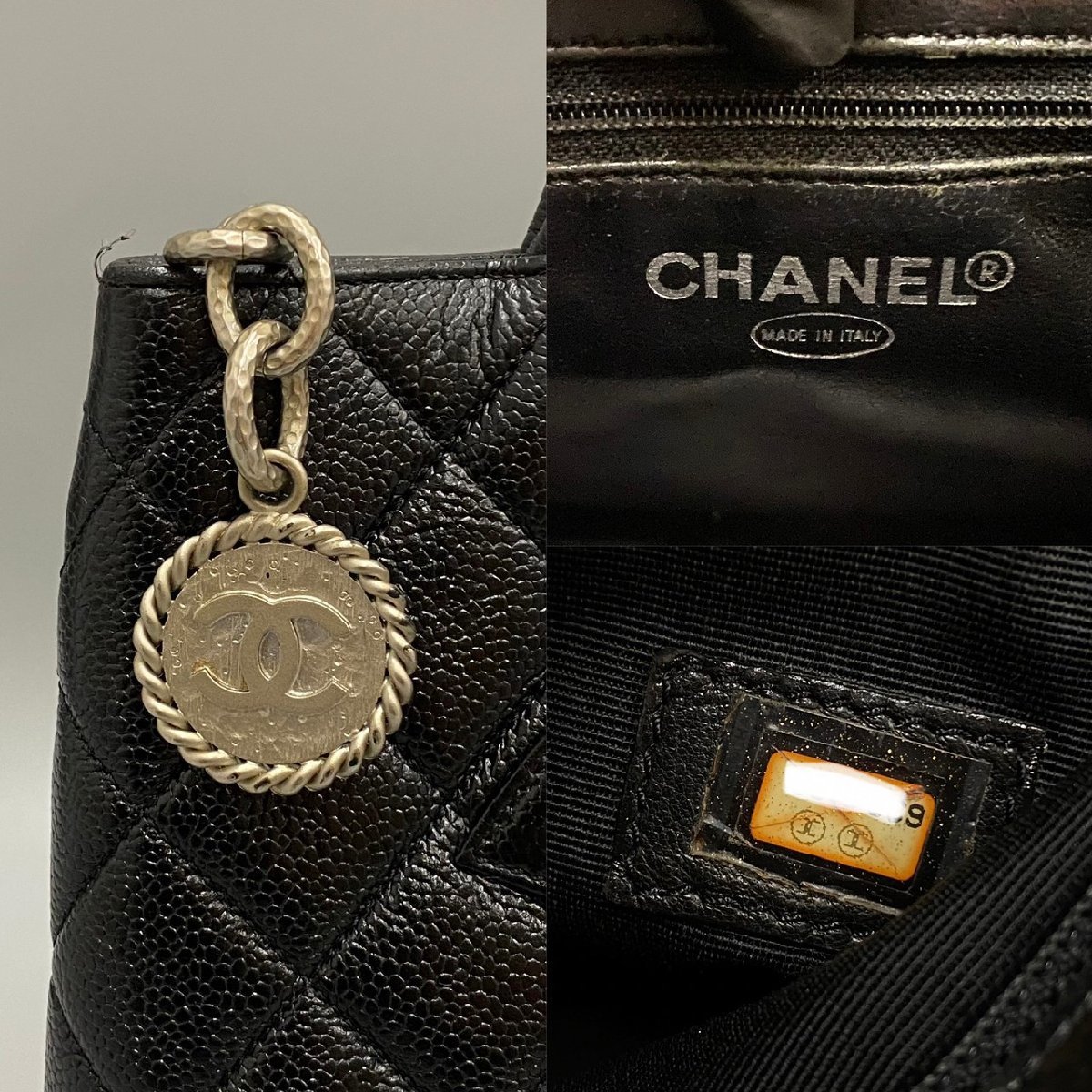 1円 極 美品 シール有 6番台 CHANEL シャネル 復刻トート マトラッセ  