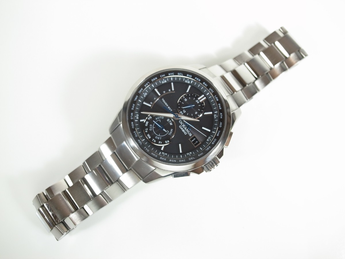 オシアナス カシオ OCW-T2500 OCEANUS CASIO ソーラー電波 - Casio 