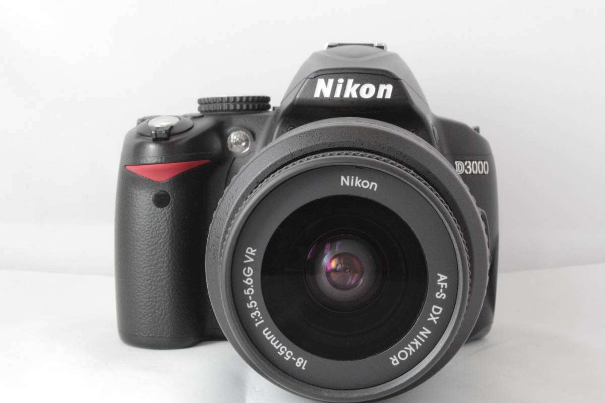 ☆1円スタート☆ニコン Nikon D3000 18-55レンズセット #1930 1円スタート