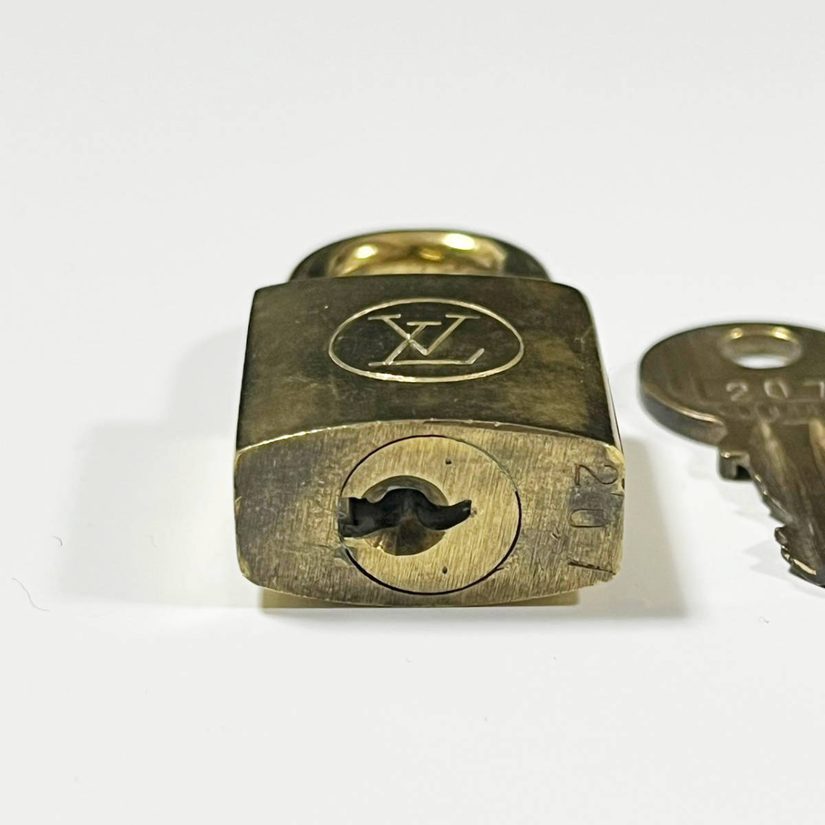 1円スタート LOUIS VUITTON ルイ・ヴィトン パドロック 南京錠 カギ×2