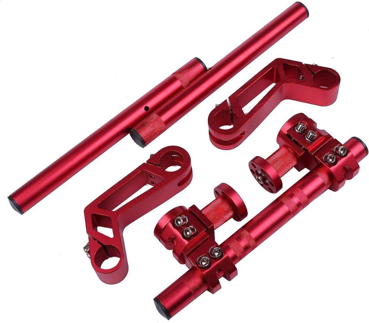 【品質保証，限定セール】 セパレートハンドル キット 汎用 アルミ 削り出し セパハン 角度調整 ポジション アップ レッド(スクーター、ミニバイク用)｜売買されたオークション情報、yahooの商品情報をアーカイブ公開 汎用