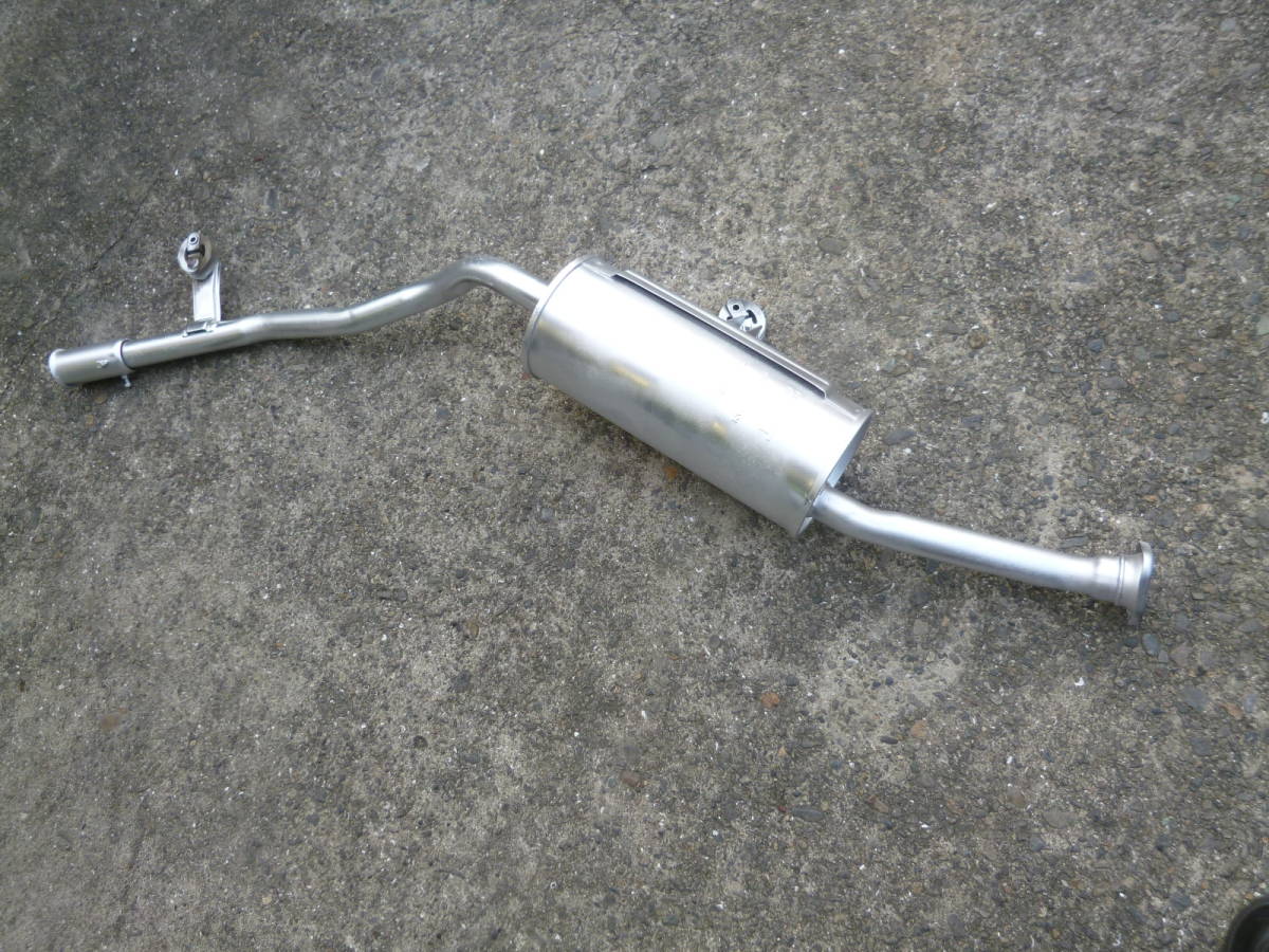 ジムニー　ＪＡ２２　リアマフラー　吊りゴム付き　排気漏れなし　耐熱塗装済み