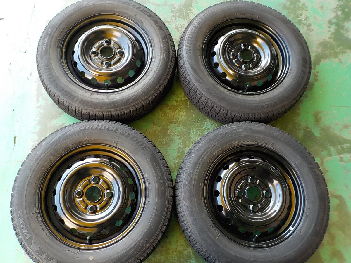 D13010 ダイハツ 純正 スチール ミラ ムーヴ コンテ タント ウェイク 等 ブリザック VRX2 145/80R13 付き ４．０Ｂ ＋４０