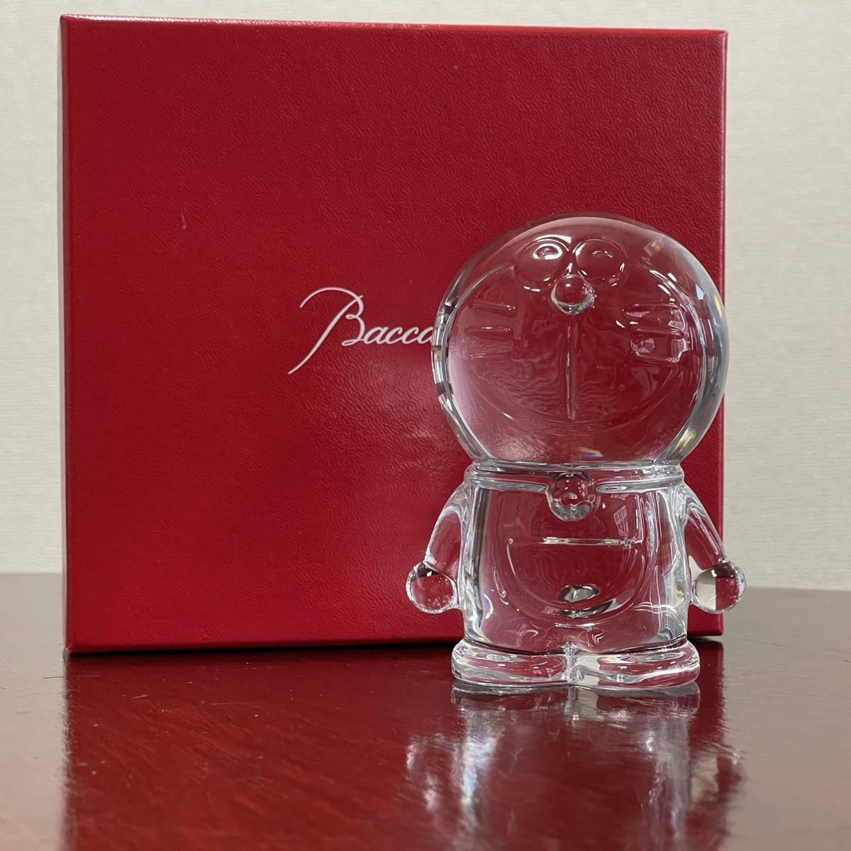 ドラえもん Baccarat　バカラ　クリスタルガラス置物 バカラ クリスタル ドラえもん ガラス製 【公式通販】