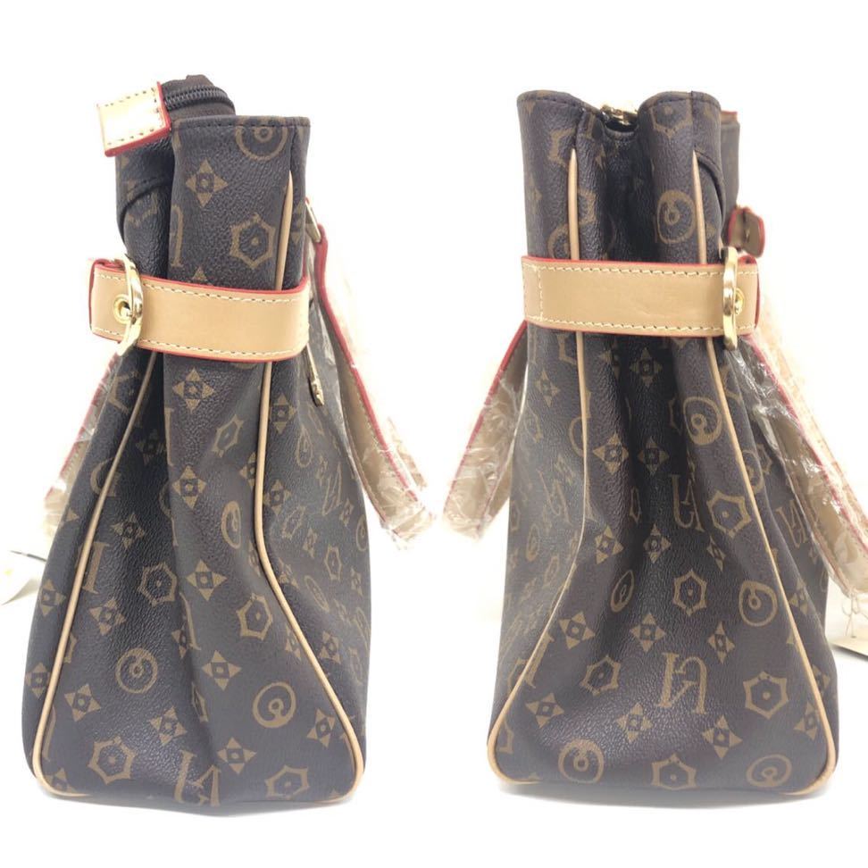 未使用品】 UGO VALENTINO ウーゴ バレンチノ モノグラム トートバッグ 