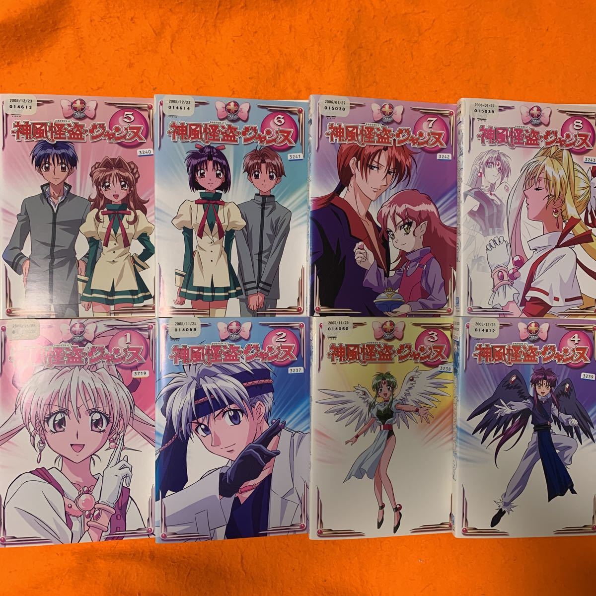 神風怪盗ジャンヌ　 DVD 全巻セット　アニメ　レンタル落ち　送料無料　全8巻