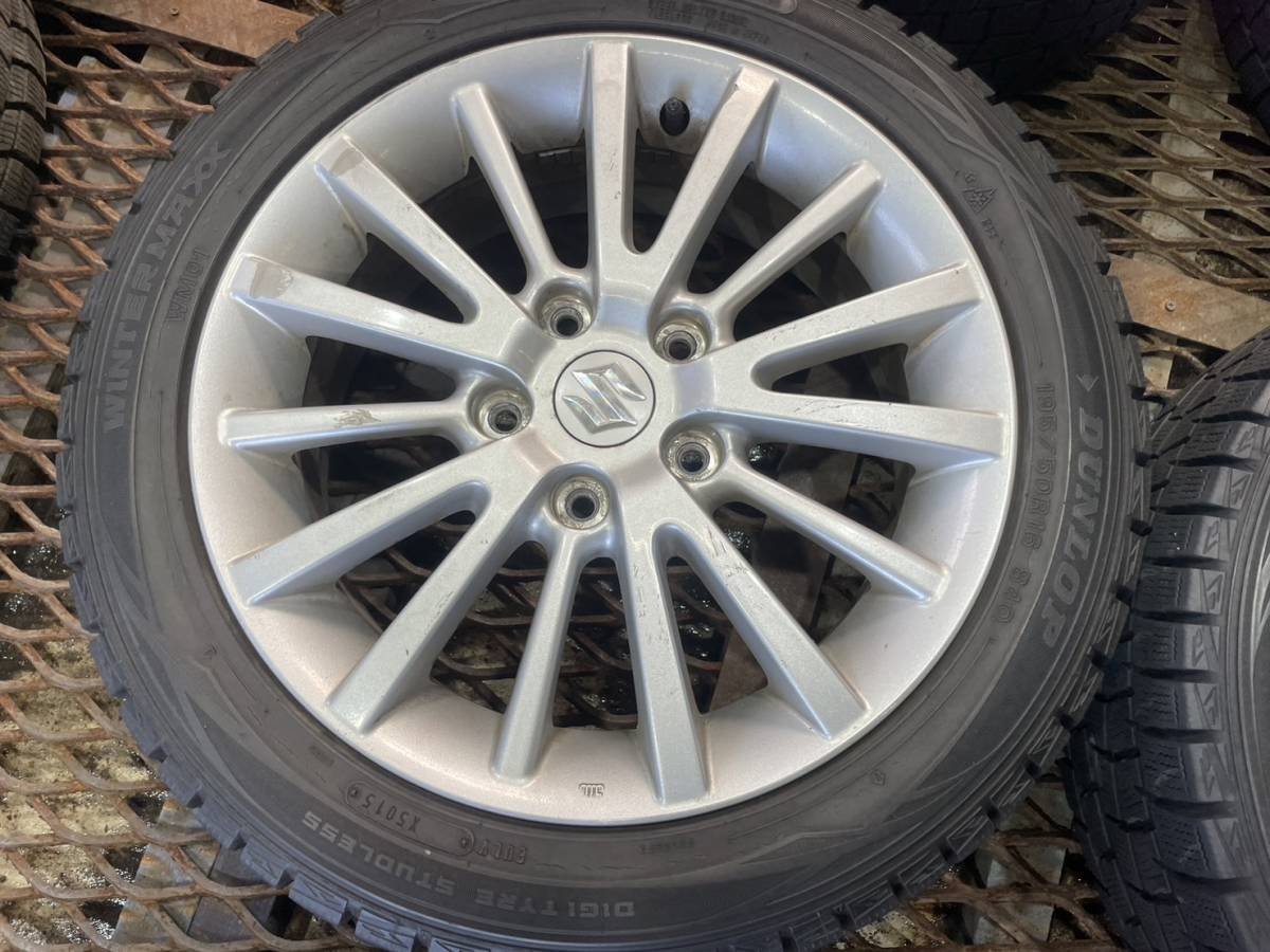 売切1円スタート!スイスポスイフトスポーツ純正ホイール,195/50R16 