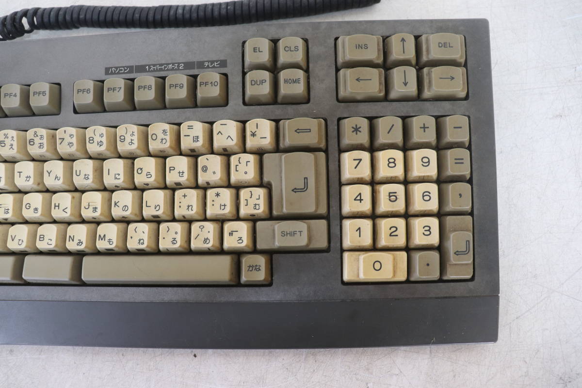 Y10/142 昭和 レトロ PC FUJITSU 富士通 FM77AV キーボード N860-2794 