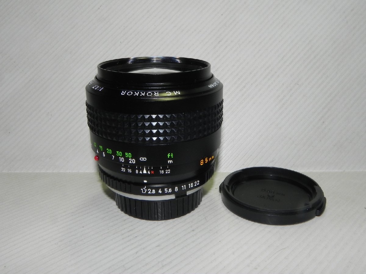 MC 85mm Minolta ROKKOR ミノルタ 1:1.7 MINOLTA F1.7 レンズ Rokkor 
