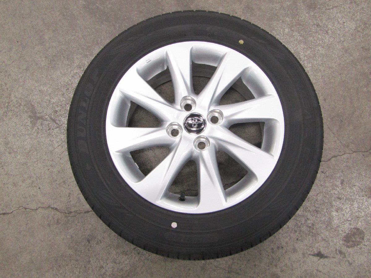①[90Z] トヨタ純正 MXPK11 アクア 15×6J+45 100-4H【タイヤ】ダンロップ エナセーブ EC300+ 185/65R15 1本のみ アクア ホイール mxpk11 アクア（ブランドトヨタ）（ホイール｜タイヤ トヨタMXPK11 アクア純正１５インチアルミホイールのサイズと重さ