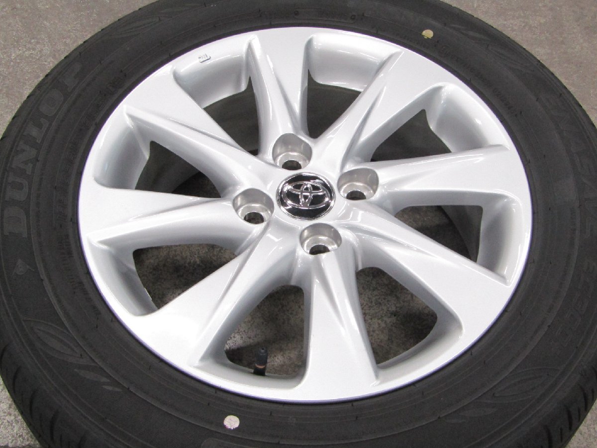 ①[90Z] トヨタ純正 MXPK11 アクア 15×6J+45 100-4H【タイヤ】ダンロップ エナセーブ EC300+ 185/65R15 1本のみ アクア ホイール mxpk11 アクア（ブランドトヨタ）（ホイール｜タイヤ トヨタMXPK11 アクア純正１５インチアルミホイールのサイズと重さ