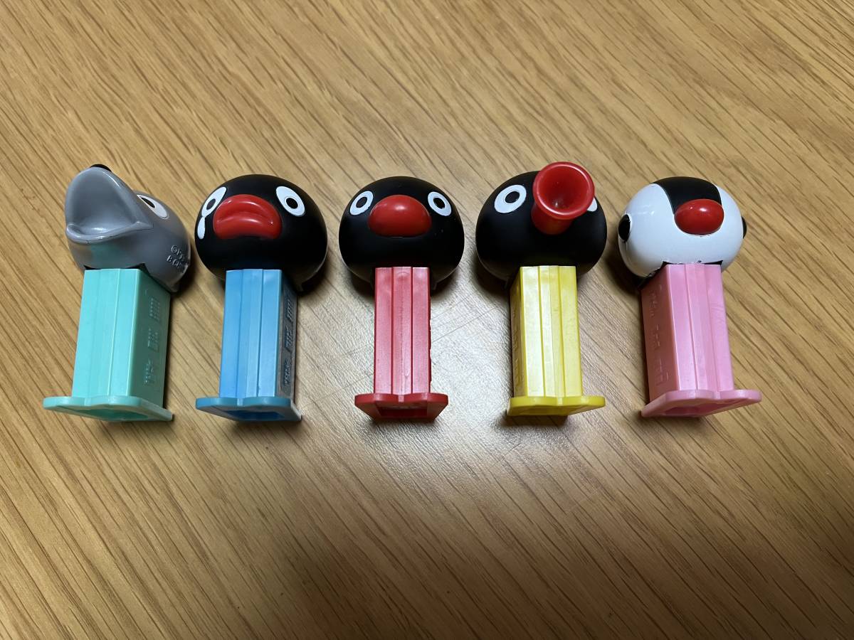 ◇ ピングー ミニ PEZ 5種セット ◇ ペッツ(ピングー)｜売買された 