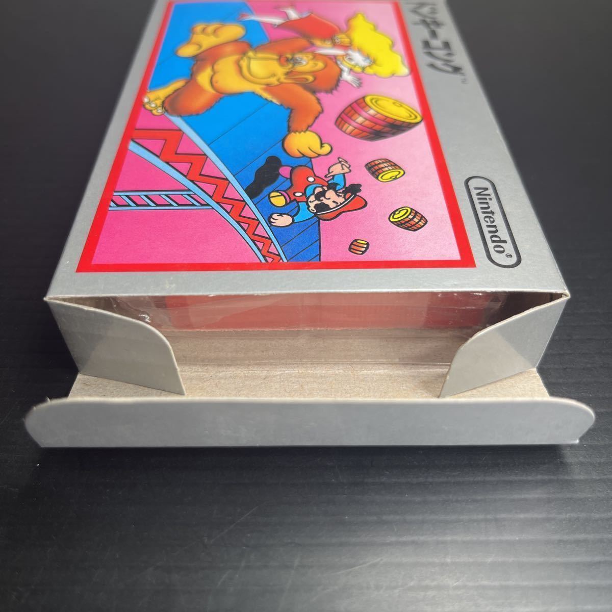 極美品・1円スタート】ファミコンソフト ドンキーコング 銀箱 ソフト 