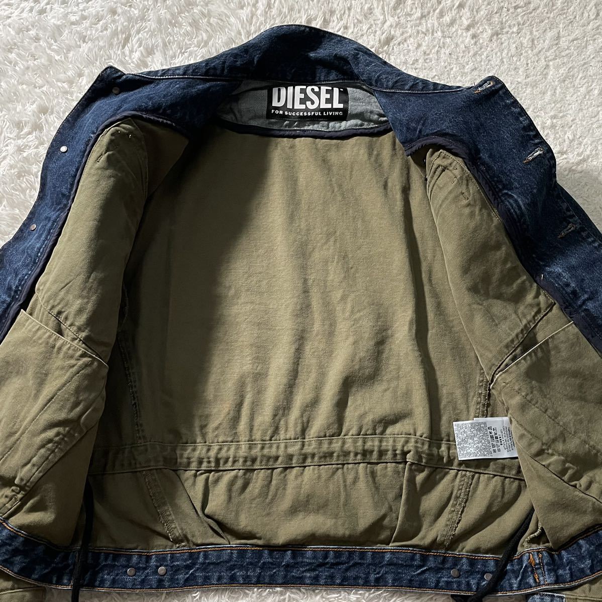 XL相当○ディーゼル DIESEL 切替デニムジャケット Gジージャン
