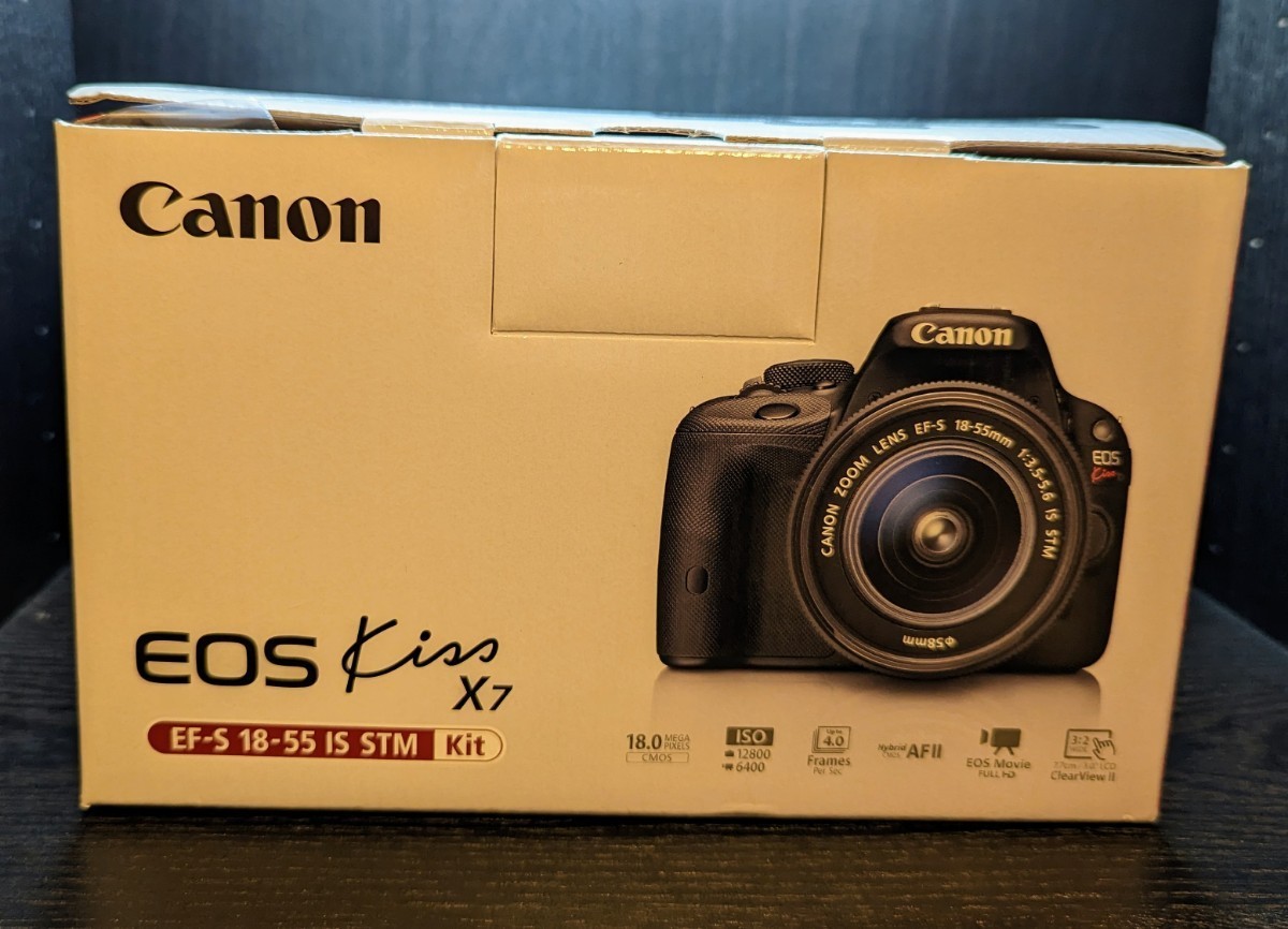 美品 Canon キヤノンEOS Kiss X7 EF-S 18-55 IS STM 18-55mm レンズ