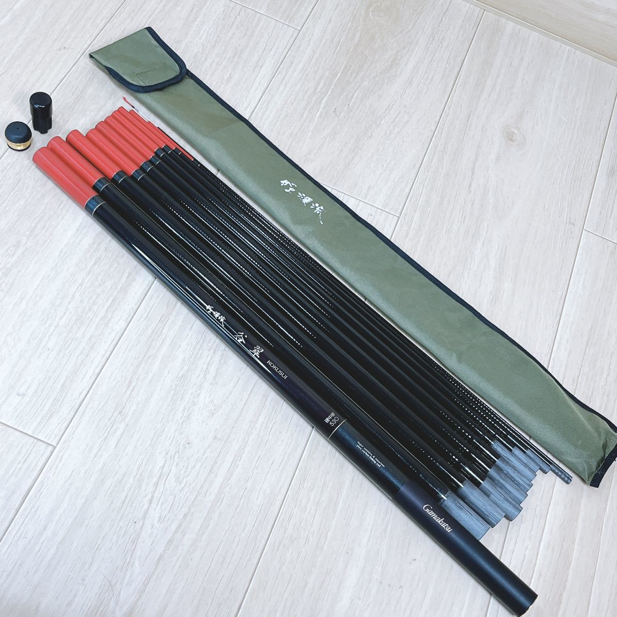がまかつ がま渓流 谷翠 KOKUSUI 硬中硬 530 ロッド 釣竿 釣具 釣り 