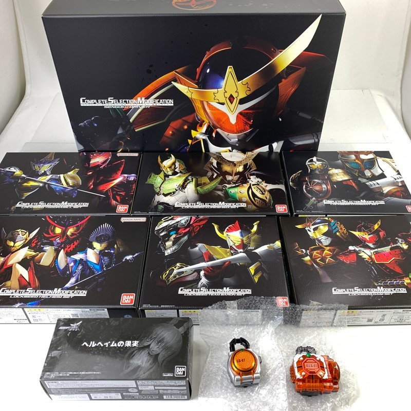 FUZ【中古美品】 CSM 戦極ドライバー＆ロックシードセット おもちゃ 特撮 コンセレ 仮面ライダー鎧武 〈42-230618-0YY-23-FUZ〉