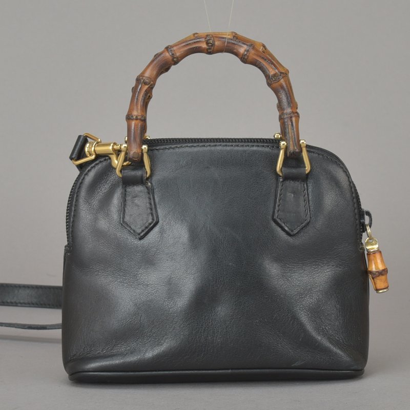 1円 GUCCI グッチ バンブー ショルダーバッグ 2WAY ハンドバッグ