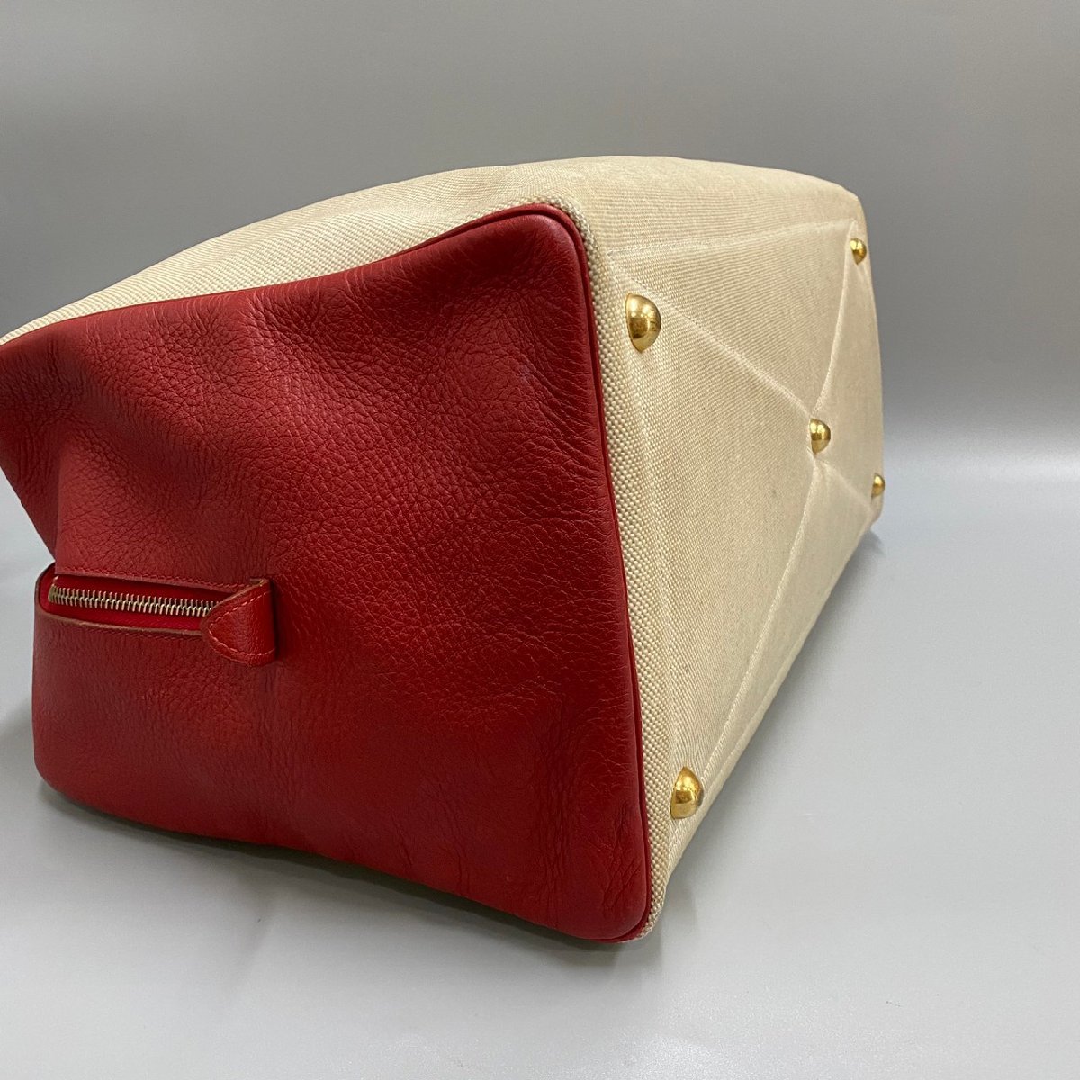 1円 極 美品 □C刻印 袋 カデナ 鍵付 HERMES エルメス ヴィクトリア 50