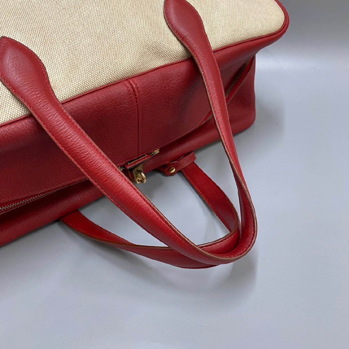 1円 極 美品 □C刻印 袋 カデナ 鍵付 HERMES エルメス ヴィクトリア 50