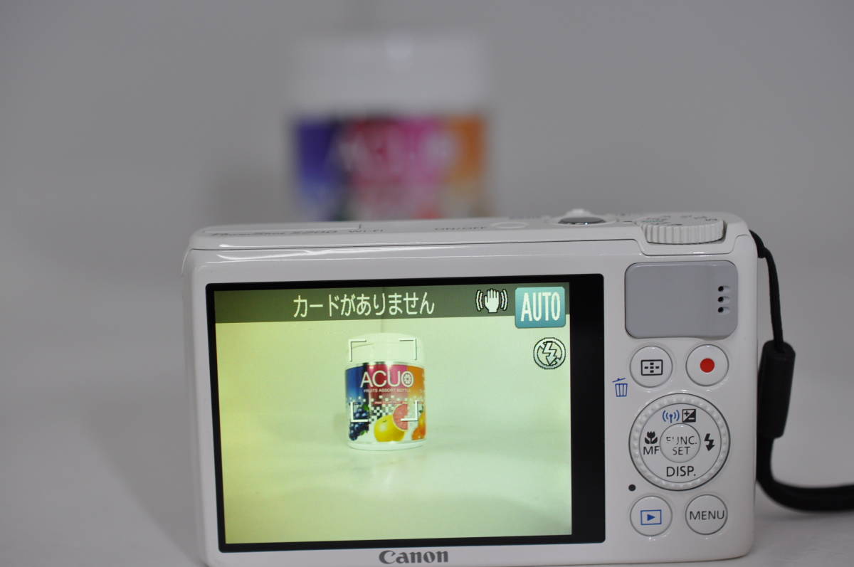 動作品 キャノン Canon PowerShot S200 パワーショット 白 ホワイト