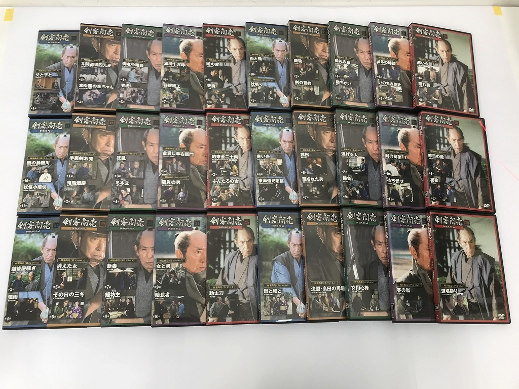 ☆剣客商売 DVDコレクション 全30巻 デアゴスティーニ 藤田まこと 時代
